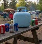 Mini Fridge Portable Cooler Warmer Auto Car Boat Home Office Ac & Dc Blue New. Fixed Price $40.00.