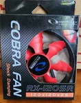 Raidmax Cobra Fan Shock Dampening RX-120SR-R, 120X120X25MM, Color Red. Fixed Price $18.95.