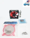 Enermax 80MM Red Led 3PIN 12V Pc Case Cooling Fan + Uv Sensitive Filter. Fixed Price $13.99.