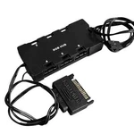 Corsair 6-PORT Rgb Led Fan Hub For Lightning Node With Adapter Cable. Fixed Price $17.47.