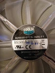 (S10)COOLER Master 200MM Case Fan A20030-07CB-3MN-F1 DF2003012SELN 12V 0.30A. Fixed Price $15.00.