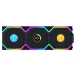 Lian 12SLLCD1W3B Wireless 120MM Argb Case Fans 1.6" Triple Pack Black. Fixed Price $127.79.