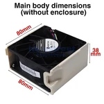 New For Supermicro FAN-0126L4 80MM Hot-swappable Middle Axial. Fixed Price $19.65.