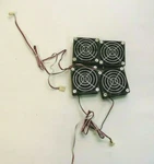 Lot 4 Jamicon JF0625B1HS-R 60X60X25MM 12V 3PIN Brushless Case Fan W/ Grill. Fixed Price $24.99.