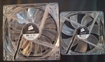 Corsair Clear Pc Cooling Lot - 120MM & 140MM Brushless 12V Dc Fans. Fixed Price $22.75.