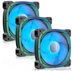 Coolsonic 3-PACK Of 120MM Argb Pc Cooler Fans. New In Box. Fixed Price $10.25.