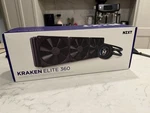 Nzxt - Kraken Elite 360MM 2024 Radiator Liquid Cooler (3 120MM Fans). Fixed Price $139.99.