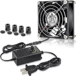 Gdstime 80MM X 25MM Computer Fan With Ac Plug, 100V-240V Variable Speed Contr.... Fixed Price $36.55.