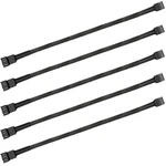 Skineat 12" Pwm Fan Extension Cable 4 Pin 30CM 5PCS, Black. Fixed Price $12.12.