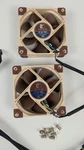 Lot Of 2 Noctua NF-A8 Pwm, Premium Quiet Fan, 4-PIN 80MM, Brown Splitter Cable. Fixed Price $42.97.