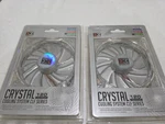 Xigmatek Cooling System Crystal Series CLF-F1253 Green Led Set Of 2-120X120X25. Fixed Price $37.50.