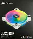 Corsair CO-9050103-WW Icue QL120 Rgb 120MM Pwm White Fan Single Pack. Fixed Price $44.95.