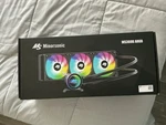 Minorsonic MS360B Argb Liquid Cpu Cooler, 120MM Multicolor Fan, Universal. Fixed Price $79.00.