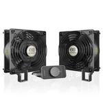 Axial S1238D, Dual 120MM Muffin Fan Doorway, Room, Wood Stove, Fireplace. Fixed Price $46.99.