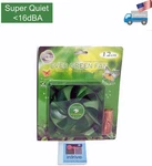 New Evercool Quiet 16DBA Green 120MM X 25MM 3PIN Pc Case Cooling Fan EGF-12. Fixed Price $14.99.