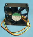 Fan, 80X25 Mm, 12VDC, 1W, Sunon, KD1208PTB3, Wire. Fixed Price $12.00.