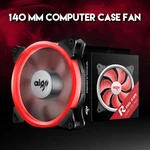 140MM Red Led Case Fan Silent Sleeve Bearing 3/4PIN Desktop Pc Cooling. Fixed Price $7.99.