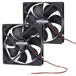 Guiandjing 12025 Cooling Fan X 25MM Dc 12V 2PCS 120MM, Black. Fixed Price $23.90.