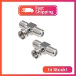 Rfadapter Coaxial Cable Splitter, Tv In 1 Out 2-PACK Type RG6 Male. Fixed Price $8.54.
