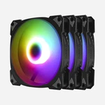 Inwin Neptune AN120-3PK, 120MM Pwm Argb Fans, Triple Pack, Customizable Lighting. Fixed Price $37.99.