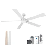 72" Large Smart Ceiling Fan With Lights Remote,silent Dc Motor,control Via Vo.... Fixed Price $107.58.