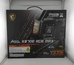 Msi Meg X870E Ace Max AM5 Amd Motherboard. Fixed Price $670.69.