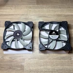 Pair Of Corsair 140MM Case Fans A1425S12S-2 Quiet & High Airflow. Fixed Price $30.00.