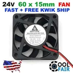 24V 60MM Dc Cooling Fan 60X60X15MM 6015 Pc Computer Case 3D Printer 2-PIN C39. Fixed Price $11.45.