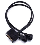 Zyamy 2PCS Computer Cooling Fan Hub Sata To X 3 Pin / 4 27 Cm, Black. Fixed Price $10.36.