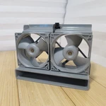 Dual Fan Assembly From Apple Power Mac G5 A1177 - Tested (01). Fixed Price $24.99.