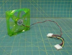 Apevia Rotary Dc Brushless Case Cooling Fan, 12CM/4.72", 12V, 0.16A, Clear Green. Fixed Price $15.59.