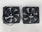 Pair Of Corsair Brushless Fan 12V Dc A1225M12S 31-003723. Fixed Price $15.00.