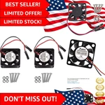 Raspberry Pi 3007 Case Fans - Dual Speed 2PCS Brushless Fan, 15.92DBA Quiet. Fixed Price $11.39.