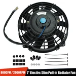 7"INCH Universal Slim Fan Pull-in 800CFM Electric Radiator Cooling 12V Mount Kit. Fixed Price $18.99.