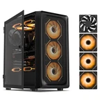 Darkrock EC2 Atx Pc Case With 3 Black Infinity Design F120 Fan &. Fixed Price $69.99.