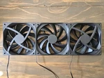 Nzxt F120Q Case Fans 3-PIN 120MM Black From H7 Flow. Fixed Price $40.00.
