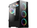 Bgears B-voguish-rgb Black Steel / Tempered Glass Atx Mid Tower Computer Case Wi. Fixed Price $80.49.