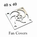 Rcp Xtreme Cool (2 Covers) 40MM 2MM Thick Aluminum Custom Fan. Fixed Price $5.99.