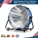 24" High Velocity Tilt Drum Fan 3 Speed 8800CFM Cooling For Industrial Floor. Fixed Price $90.99.