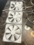 Nzxt F140 X3 (white) Rgb Fan + Controller. Fixed Price $65.60.