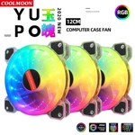 Coolmoon Yupo Computer Case Pc Cooling Fan 5V 3PIN Argb 120MM Quiet Ir Remote. Fixed Price $34.99.