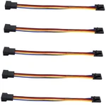 Sixqjzml 5PCS 5PIN 4PIN Fan Adapter Cable,pc Cpu Connector Converter. Fixed Price $11.98.