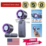 Rechargeable Mini Turbo Fan With Instant Cool Technology For Travel/outdoor. Fixed Price $30.99.