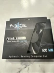 Fractal Design Silent Series 120MM FDFANSSR2120-BK Black Edition. Fixed Price $11.69.