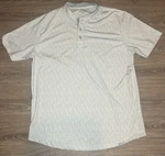 Primo Golf Polo Shirt Men's Xl Gray Geometric Pattern Blade Collar Performance. Fixed Price $32.99.
