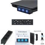 Intelligent External Auto Temp Control 3-FAN Cooler PS4 Slim. Fixed Price $44.99.