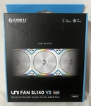 Lian Uni SL140 V2 Rgb 140MM Case Fan, White (1-PACK). Fixed Price $40.00.