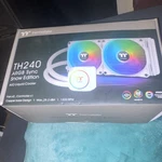 Thermaltake TH240 Argb Sync Snow Edition 240MM White Liquid Cpu Cooler. Fixed Price $60.00.