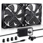 Wathai Big Airflow 240MM Computer Fan With Ac Plug Cabinet. Fixed Price $50.05.