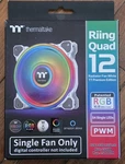 Thermaltake Riing Quad 12 Rgb Radiator Fan Tt Premium Edition White 54 Leds. Fixed Price $24.00.